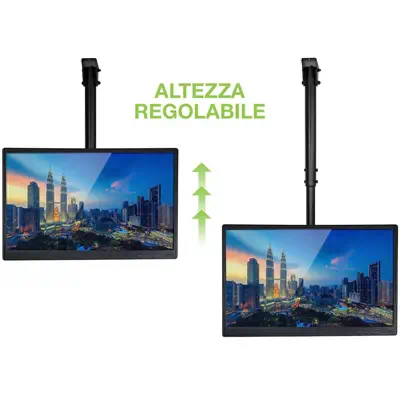Techly ICA-CPLB 946S montage des affichages de messages 177,8 cm (70") Noir - Accessoire Moniteur - visuel 8