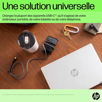 Chargeur pour ordinateur portable HP USB-C 65 W - Chargeur et alimentation - visuel 4