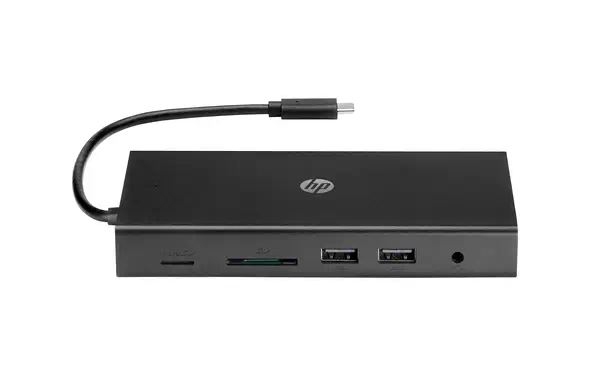 Concentrateur de voyage multi-ports USB-C HP - Station d'accueil pour portable - visuel 1