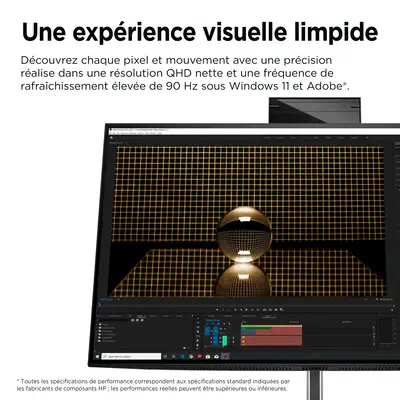 Écran de conférence HP Z24m G3 QHD - Ecran Ordinateur - visuel 7