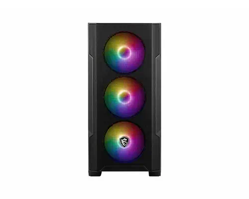 MSI MAG Forge M100A Micro Tower Noir, Transparent - Boitier - visuel 3