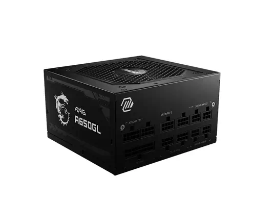 MSI MAG A650GL unité d'alimentation d'énergie 650 W 20+4 pin ATX ATX Noir - Boitier d'alimentation - visuel 1