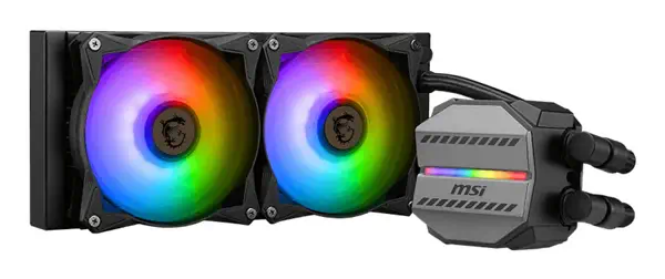 MSI MAG Coreliquid M240 Processeur Refroidisseur de liquide tout-en-un 12 cm Noir - Refroidissement PC - visuel 1