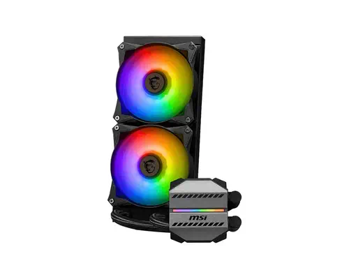 MSI MAG Coreliquid M240 Processeur Refroidisseur de liquide tout-en-un 12 cm Noir - Refroidissement PC - visuel 4