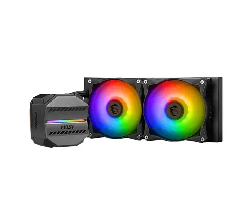 MSI MAG Coreliquid M240 Processeur Refroidisseur de liquide tout-en-un 12 cm Noir - Refroidissement PC - visuel 3