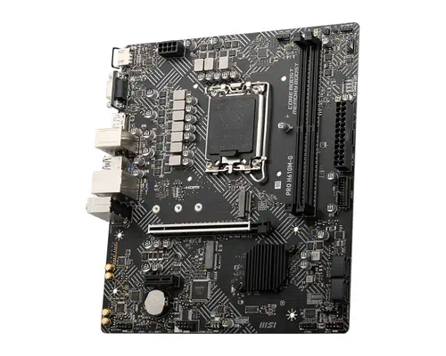 MSI PRO H610M-G carte mère Intel H610 LGA 1700 micro ATX - Carte mère - visuel 3