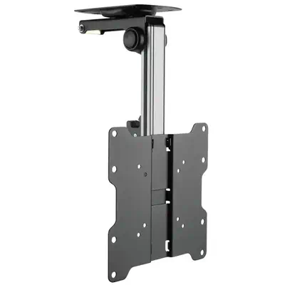 Techly ICA-CPLB 222 support pour téléviseur 94 cm (37") Noir, Argent - Accessoire Affichage - visuel 1