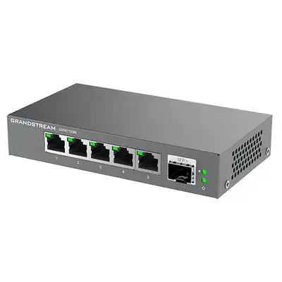 Grandstream Networks GWN7701PA commutateur réseau Non-géré Gigabit Ethernet (10/100/1000) Noir - Switchs et Hubs - visuel 2