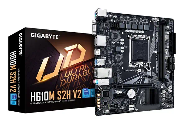 H610M S2H V2 Carte mère - Prend en charge les processeurs Intel Core 14e génération, VRM numérique h - Gigabyte - visuel 1