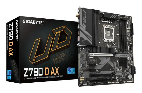 Z790 D AX Carte Mère - Prend en charge les processeurs Intel Core de 14e génération, VRM numérique 1 - Gigabyte - Carte mère - visuel 1