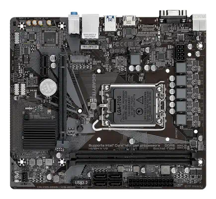 H610M H V2 Carte mère - Compatible avec processeurs Intel Core 14th CPUs, 4+1+1 Hybrid Digital VRM,  - Gigabyte - visuel 4