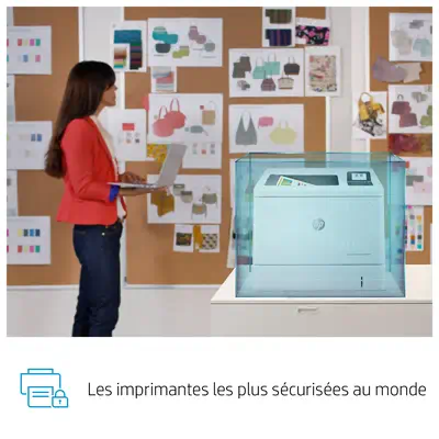 LaserJet Enterprise M554dn Couleur Imprimante, Ethernet uniquement; Recto verso - HP - Imprimante Laser - visuel 9
