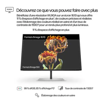 Écran WUXGA 24 pouces HP Série 7 Pro - 724pn - Ecran Ordinateur - visuel 7