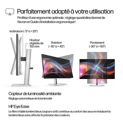 Écran QHD Thunderbolt 4 HP Series 7 Pro 27 pouces - 727pu offre - Technologie Thunderbolt™ 4