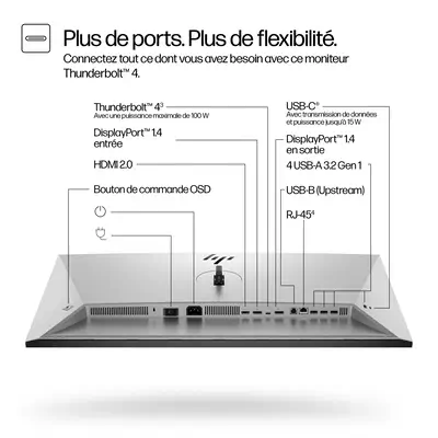 Écran 4K Thunderbolt 4 HP Série 7 Pro 31,5 pouces - 732pk - Ecran Ordinateur - visuel 3