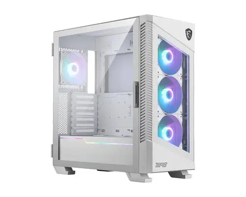 MSI MPG 100R WHITE Midi Tower Blanc - Boitier - visuel 1