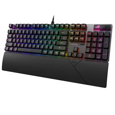 ASUS ROG STRIX SCOPE II clavier Gaming USB AZERTY Français Noir - Asus - Périphérique Informatique - visuel 2
