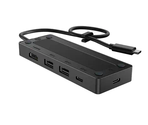 Concentrateur USB-C de voyage HP G3 - Station d'accueil pour portable - visuel 2