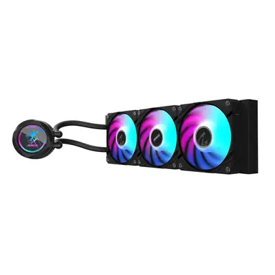 AORUS WATERFORCE II 360 AIO Refroidisseur liquide pour processeur - 3x ventilateurs ARGB de 120 mm,  - Gigabyte - Refroidissement PC - visuel 3