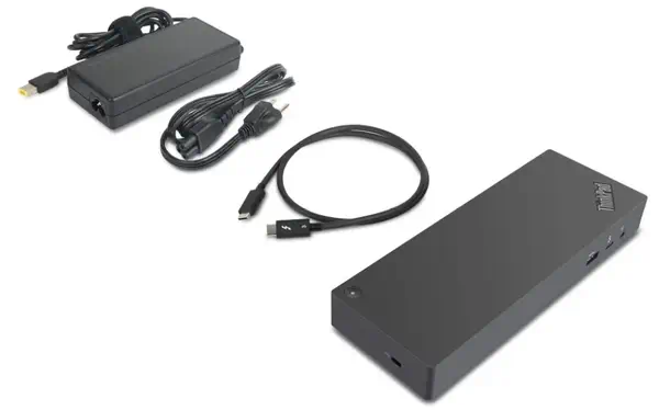 Lenovo 40AN0135IT station d'accueil Avec fil Thunderbolt 2 Noir, Rouge - Station d'accueil pour portable - visuel 2