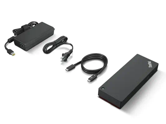 Lenovo ThinkPad Universal Thunderbolt 4 Avec fil Noir - Station d'accueil pour portable - visuel 2