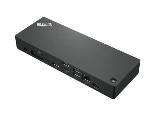 Lenovo 40B00300IT station d'accueil Avec fil Thunderbolt 4 Noir, Rouge - Station d'accueil pour portable - visuel 2