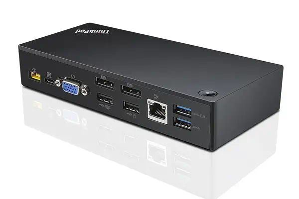 Lenovo ThinkPad USB-C Avec fil USB 3.2 Gen 1 (3.1 Gen 1) Type-C Noir - Station d'accueil pour portable - visuel 2