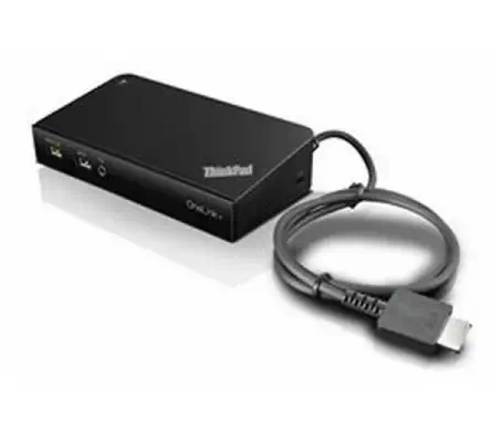 Lenovo 40A40090IT station d'accueil Avec fil Noir - Station d'accueil pour portable - visuel 1