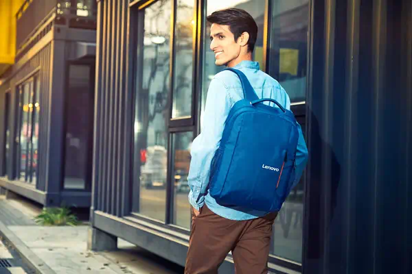 Lenovo B515 39,6 cm (15.6") Sac à dos Bleu - Sacoche & Housse - visuel 6