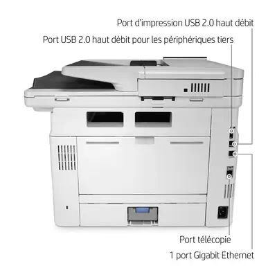 LaserJet Enterprise M430f Multifunction Noir et blanc Imprimante, Ethernet uniquement; Copieur, Scan - HP - Impression - visuel 6