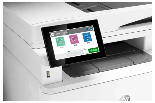 LaserJet Enterprise M430f Multifunction Noir et blanc Imprimante, Ethernet uniquement; Copieur, Scan - HP - Impression - visuel 4