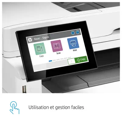 LaserJet Enterprise M430f Multifunction Noir et blanc Imprimante, Ethernet uniquement; Copieur, Scan - HP - Impression - visuel 10