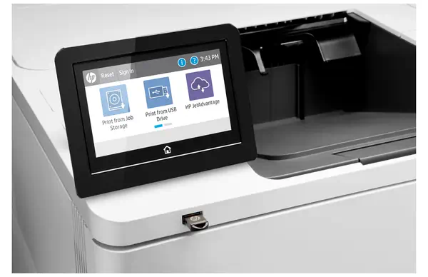 LaserJet Enterprise M611dn Noir et blanc Imprimante, Ethernet uniquement; Recto verso - HP - Imprimante Laser - visuel 3
