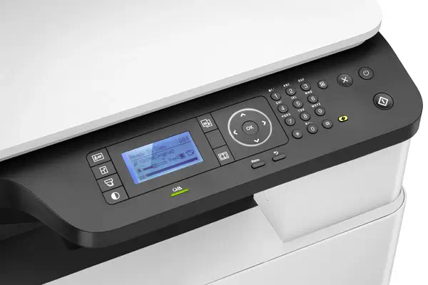 LaserJet M442dn Multifunction Noir et blanc Imprimante, Ethernet uniquement; Copieur, Scanner - HP - Impression - visuel 3