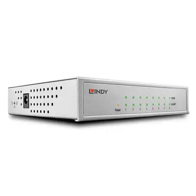 Lindy Switch Ethernet Gigabit 8 ports de bureau - Switchs et Hubs - visuel 1