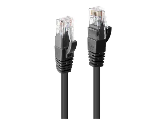 LINDY Cat.6 UTP Cable Black 30m - Lindy - Câble RJ et Fibre optique - visuel 4