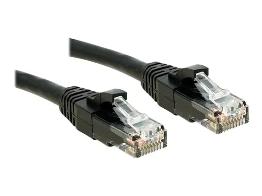LINDY Cat.6 UTP Cable Black 30m - Lindy - Câble RJ et Fibre optique - visuel 3