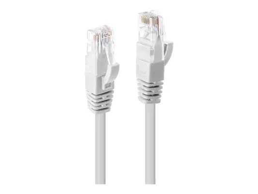 LINDY Cat.6 UTP Cable White 5m - Lindy - Câble RJ et Fibre optique - visuel 2