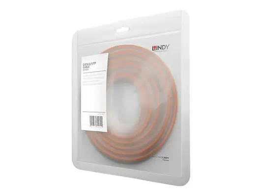 LINDY Cat.6 UTP Cable Orange 2m - Lindy - Câble RJ et Fibre optique - visuel 1
