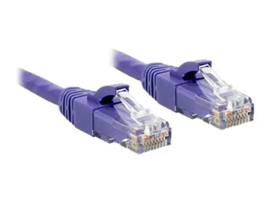 LINDY Cat.6 U/UTP Cable Purple 5m Colour Code ANSI/TIA 568C - Lindy - Câble RJ et Fibre optique - visuel 3