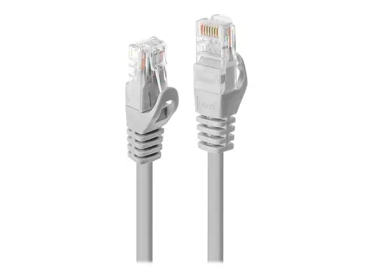 LINDY Basic Cat.6 U/UTP Cable Grey 0.3m - Lindy - Câble RJ et Fibre optique - visuel 2