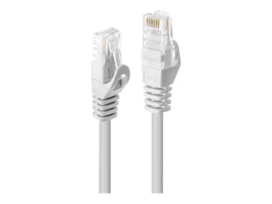 LINDY Basic Cat.6 U/UTP Cable White 7.5m - Lindy - Câble RJ et Fibre optique - visuel 2