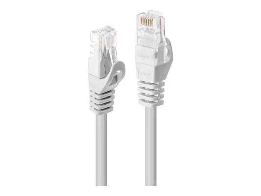 LINDY Basic Cat.6 U/UTP Cable White 7.5m - Lindy - Câble RJ et Fibre optique - visuel 3