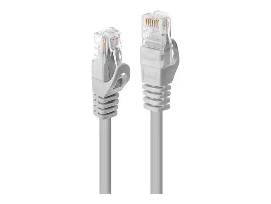 LINDY 7.5m Cat.5e U/UTP Patch Cable Grey Colour Code EIA/TIA 568B - Lindy - Câble RJ et Fibre optique - visuel 2
