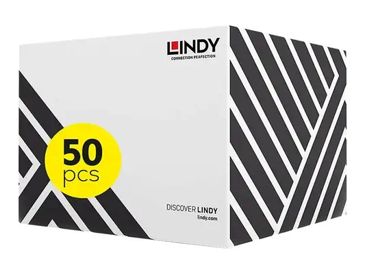 LINDY Cat.5e U/UTP Patch Cable 50pcs 2m 26AWG. Connection 1:1 TIA/EIA 568 B - Lindy - Câble RJ et Fibre optique - visuel 2