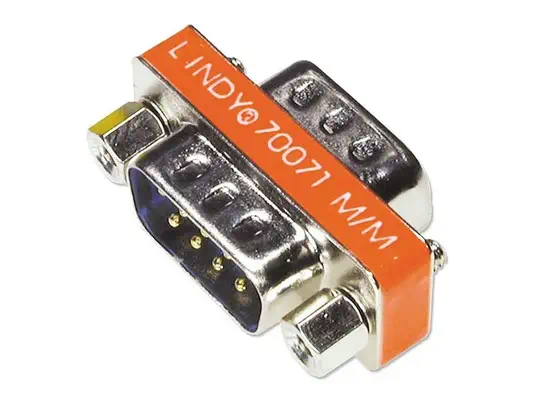 LINDY GENDER CHANGER MIN 9 W D M/M - Lindy - Câble divers - visuel 1