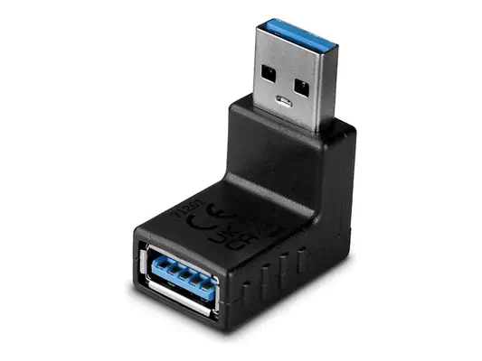 LINDY USB 3.0 Adapter Type A 90 up Type A Male / Female - Lindy - Câble divers - visuel 1