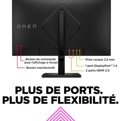Écran gamer FHD 165 Hz OMEN 27 pouces - OMEN 27 - HP - Ecran Ordinateur - visuel 8