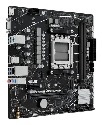 ASUS PRIME A620M-K AMD A620 Emplacement AM5 micro ATX - Asus - Carte mère - visuel 3