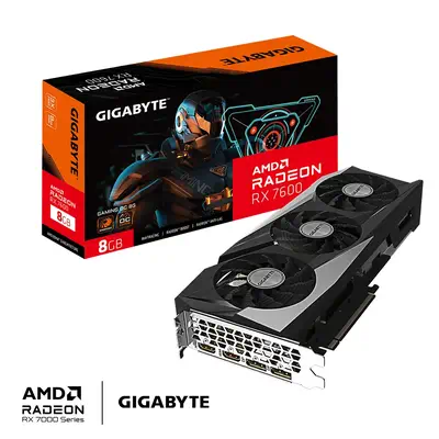 GIGABYTE GAMING Radeon RX 7600 OC 8G AMD 8 Go GDDR6 - Gigabyte - Carte graphique - visuel 2